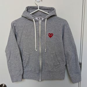 PLAY Comme des Garcons heart hoodie sweatshirt